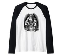 Mammon Demon - El Peso silencioso de la codicia Camiseta Manga Raglan
