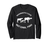 Mammoth Cave National Park - Camisa de la familia Kentucky Moose Manga Larga
