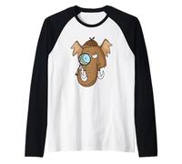 Mammoth Detective con Lupa Camiseta Manga Raglan