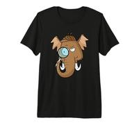 Mammoth Detective con Lupa Camiseta Premium