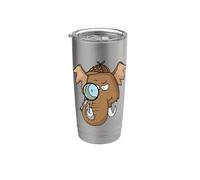 Mammoth Detective con lupa Vaso térmico de acero inoxidable de doble pared