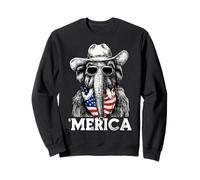 Mammoth Ice Age Bandera Americana Bandana Gafas De Sol Sombrero De Vaquero Sudadera