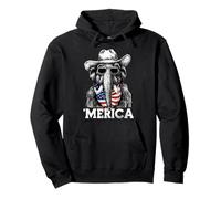 Mammoth Ice Age Bandera Americana Bandana Gafas De Sol Sombrero De Vaquero Sudadera con Capucha