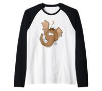 Mammoth preguntando Camiseta Manga Raglan