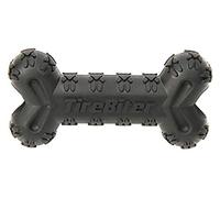 Mammoth TireBiterII Hueso con estación de golosinas - Juguetes de Goma Natural para Perros masticadores Extremos - Juguetes para Perros para Juego Interactivo Extra Largo - Juguetes masticadores