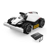 MAMMOTION LUBA Mini 2 AWD 1000 Robot Cortacésped con Garaje Mini | Visión AI Tri-Camera y Posicionamiento NetRTK, Mapeo Automático, DropMow, Pendiente 80%, sin Cable Perimetral