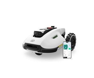 MAMMOTION YUKA 2000 Robot Cortacésped sin Cable Perimetral, Recomendado 2000m², MAX. 2400m², UltraSense AI Vision Auto-Mapeo, 45% Inclinación, Altura Corte 20-90mm Anchura Corte 320mm, con Módulo 4G