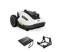 MAMMOTION YUKA Mini 2 1000 Robot Cortacésped con Garaje Mini y Soporte de Lavadero, LiDAR de 360° + Visión por IA, Sin Cable Perimetral, Sin Señal Perdida, Sin RTK, Modo DropMow