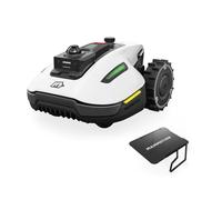 MAMMOTION YUKA Mini 2 800 LiDAR Robot Cortacésped con Mini Garaje | Sin Cable Perimetral, LiDAR de 360° + Visión por IA, Sin Señal Perdida, Sin RTK, Modo DropMow, hasta 800㎡