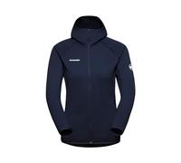 Mammut Aconcagua ML Hooded Jacket Women - Chaqueta de Forro Polar para Mujer | Con Capucha y Cremallera | Marine, Talla M