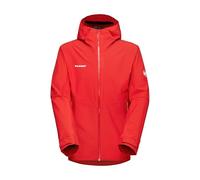 Mammut Alto Light HS Hooded Jacket Men - Chaqueta Ligera de Senderismo con Capucha para Hombre | Impermeable para Montaña | Talla M, Rojo