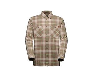 Mammut Alvra Camisa Manga Larga Hombre Arena Oscuro-Neo Lima L
