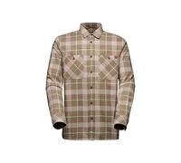 Mammut Alvra Camisa Manga Larga Hombre Arena Oscuro-Neo Lima XL