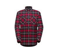 Mammut Alvra Camisa Manga Larga Hombre Negro-Rojo Sangre S