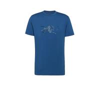 MAMMUT Camiseta funcional de hombre Mountian Fruendenhorn azul | M