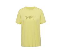 MAMMUT Camiseta funcional de mujer Mountian Fruendenhorn amarillo | S