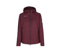 MAMMUT Chaqueta aislante Rime con capucha para mujer rojo oscuro | M
