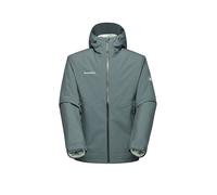 MAMMUT Chaqueta de senderismo para hombre Alto Light 3 en 1 HS con capucha plata | XXL