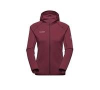 MAMMUT Chaqueta polar de mujer Aconcagua Light ML con capucha rojo oscuro | M