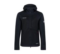 Mammut- Chaqueta Softshell con Capucha en Tejido Técnico- Sport- Hombre- Negro- S- Chaqueta Softshell con Capucha en Tejido Técnico