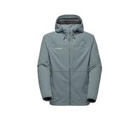 Mammut Ultimate Comfort SO Hooded Jacket Men - Chaqueta Softshell para Hombre con Capucha | Para Senderismo | Strata, Talla L