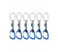 Mammut - Cintas express Escalada - Crag Wire 10 cm Indicator 6 Pack Siler/Ultramarine de Aluminio - Azul Azul one size