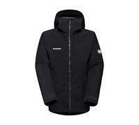 Mammut Crater IV HS Hooded Jacket Men - Chaqueta Impermeable para Hombre con Capucha | Ligera con GORE-TEX | Negro, XL