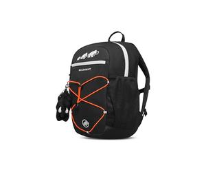 Mammut First Zip 16 - Mochila Infantil para Niños de 2 - 9 Años | De Día y para Senderismo en Montaña con Peluche | 16 L, Negro