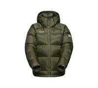 Mammut Glacier Glow IN Hooded Jacket Women - Chaqueta Acolchada para Mujer con Capucha | Cortavientos Caliente | Dark Marsh, Talla L