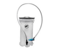 Mammut HydraPak - Bolsa de hidratación de 1,5 L, ligera, sin BPA/PVC, válvula de mordida de alto flujo, cierre giratorio, tubo fácil de limpiar para senderismo y correr, transparente, 1,5 L