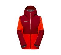Mammut Linard Guide HS Hooded Jacket Women Red/Dark Mammut Red Chaqueta de mujer XL