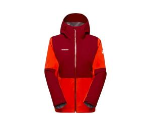 Mammut Linard Guide HS Hooded Jacket Women Red/Dark Mammut Red Chaqueta de mujer XL