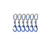 MAMMUT Pack de 6 Crag Keylock Wire 10 cm Indicator Express Set plata