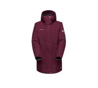 MAMMUT Parka de invierno para mujer Treeline HS Thermo con capucha rojo oscuro | L
