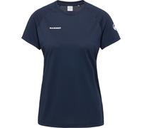 Mammut - Ropa de senderismo mujer - Ducan FL T Shirt Women Marine para Mujer - Talla S - Azul marino Azul marino S