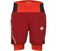 Mammut - Ropa para trail running - Aenergy TR 2 in 1 Shorts Men Dark Mammut Red Black - Talla 50 EU - Rojo Rojo 50 EU