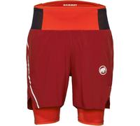 Mammut - Ropa para trail running - Aenergy TR 2 in 1 Shorts Men Dark Mammut Red Black - Talla S - Rojo Rojo S
