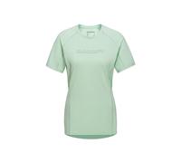 Mammut Selun FL-Camiseta con Logo para Mujer, Neo Mint, S