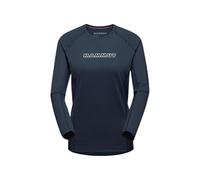 Mammut Selun FL Manga Larga Mujer Logo, Marino, XL