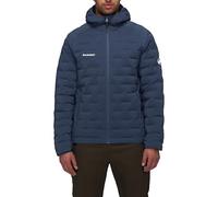 Mammut Sender IN Hooded Jacket Men - Chaqueta Aislante Ligera con Capucha para Hombre | Cazadora de Invierno para Montaña y Uso Diario | Talla L, Marine