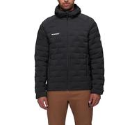 Mammut Sender IN Hooded Jacket Men - Chaqueta Aislante Ligera con Capucha para Hombre | Cazadora de Invierno para Montaña y Uso Diario | Talla XL, Negro