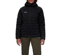 Mammut Sender IN Hooded Jacket Women - Chaqueta Aislante Ligera con Capucha para Mujer | Cazadora de Invierno para Montaña y Uso Diario | Talla XL, Negro