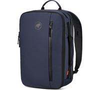 Diseñada para negocios y viajes, esta mochila Mammut Seon Transporter combina un estilo elegante con funcionalidad práctica. Fabricada en poliamida suave con un acabado repelente al agua, cuenta con u