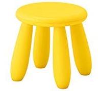 Mammut - Taburete de plástico para niños de 3 a 6 años de IKEA