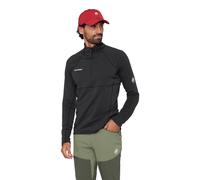 Mammut Taiss ML camiseta de media cremallera para hombre AW26 en Negro | EU M in Black