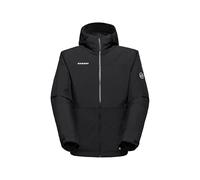 Mammut Treeline 3 in 1 HS Hooded Jacket Men - Chaqueta Convertible para Hombre con Capucha | Con Gore-Tex | Negro, Talla L
