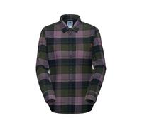 Mammut Trovat Longsleeve Shirt Women Camiseta, Flux-Dark Marsh, Large Mujeres