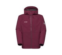 Mammut Ultimate Comfort SO Hooded Jacket Men - Chaqueta Softshell para Hombre con Capucha | Para Senderismo | Vin, Talla M