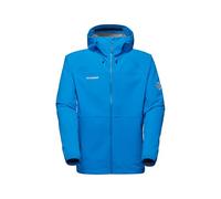 Mammut Ultimate Comfort SO Hooded Jacket Men - Chaqueta Softshell para Hombre con Capucha | Para Senderismo | Glacier Blue, Talla XL