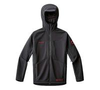 Mammut Ultimate VIII SO Hooded Jacket Men 25 Years - Chaqueta Softshell para Hombre con Capucha | Para Trekking | Negro, Talla L